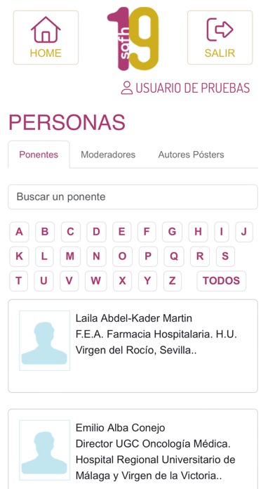 Congreso SAFH Screenshot