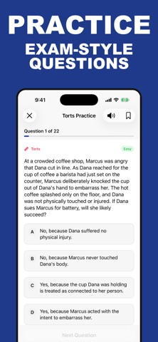 Bar Exam Prep: MBE Practice screenshot