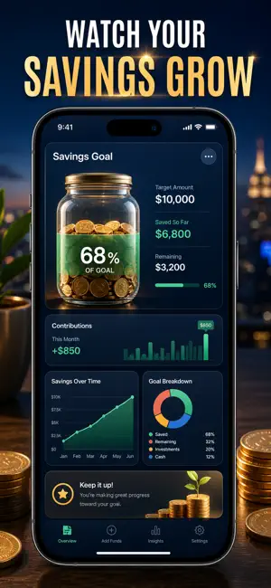 Savings Jar: Goal Tracker screenshot 1