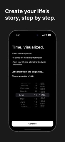 Life Calendar: Visual Timeline Screenshot 3 of 4