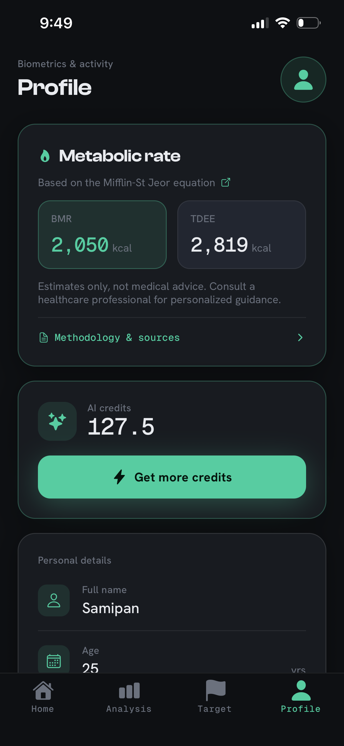 Fitto AI: Calorie Tracker screenshot 8