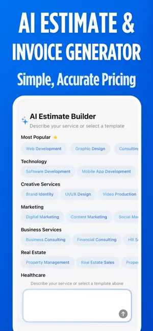 Invoice Maker: Estimate Gen AI screenshot 4