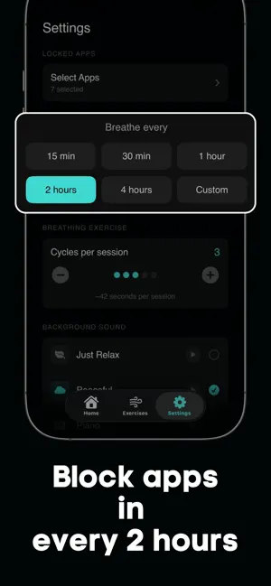 be calm and lock apps - BeCAL screenshot 4