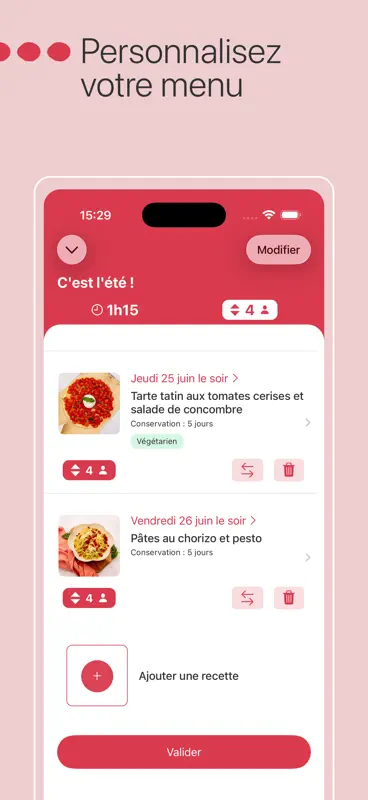 Batchii - Mon Batch Cooking screenshot 3 of 9