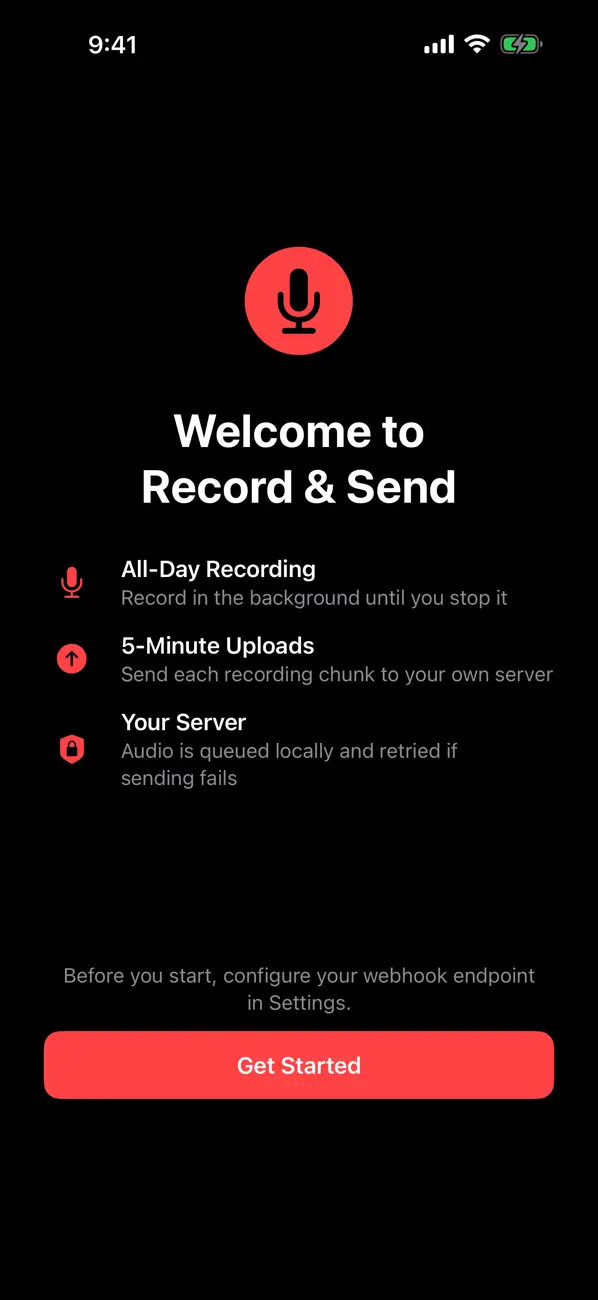 Screenshot #1 pour Record & Send