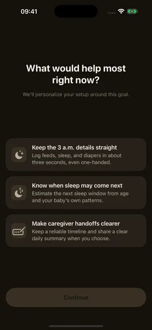 BabyLog Wake Window Tracker screenshot 1