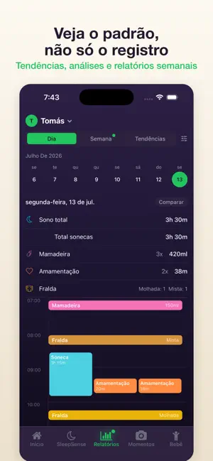 nappi: Diário do Bebê iPhone screenshot 5