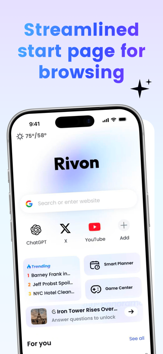 Rivon Browser Screenshot 1 of 6