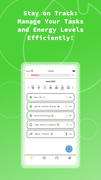 Energy XP Routine Task Tracker
