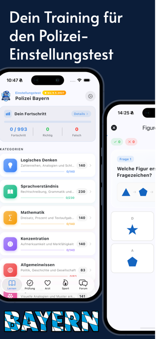 Polizei Einstellungstest BY Screenshot 1 of 4