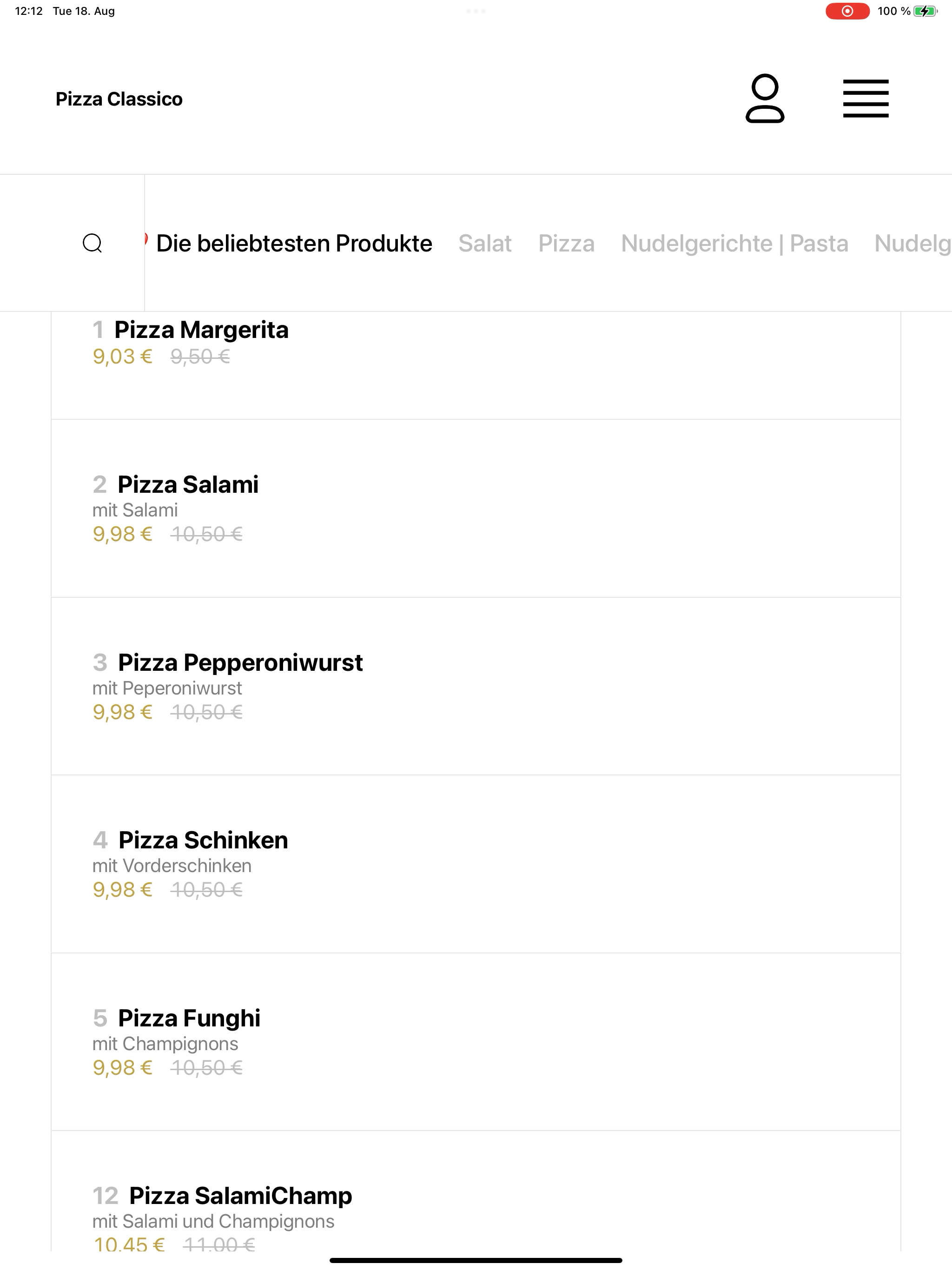 Pizza Classico screenshot 14