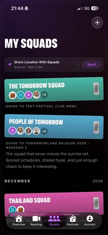 Amicorum - Festival Companion iPhone screenshot