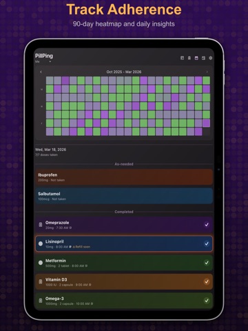 PillPing: Medication Reminder iPad screenshot