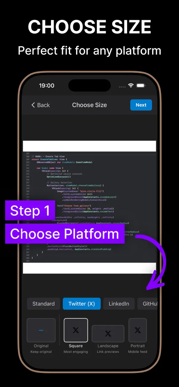 #4. Screenshot Editor - CodeFrame (iOS) Podle: Chamishka Dilina