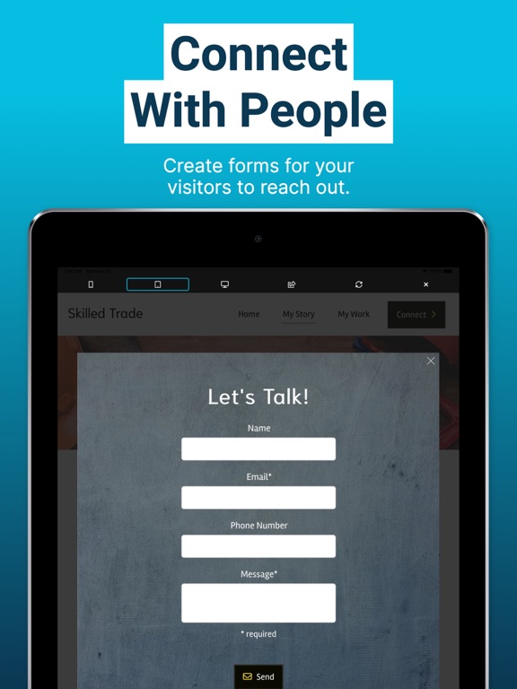 TapSite iPad screenshot 7 - Productivity app
