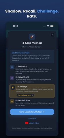 HyperLingua: Learn Languages iPhone screenshot 10