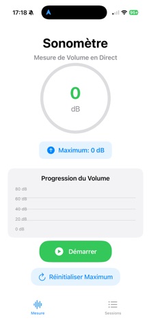 dB Messgerät screenshot
