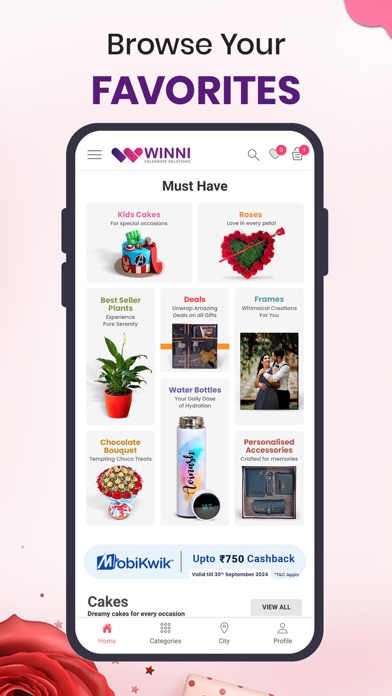 Winni - Cake, Flowers & Gifts Screenshot