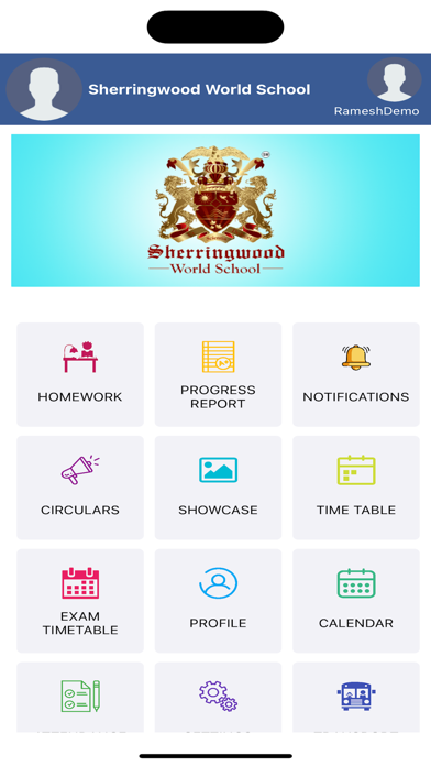 Sherringwood World School App Screenshot