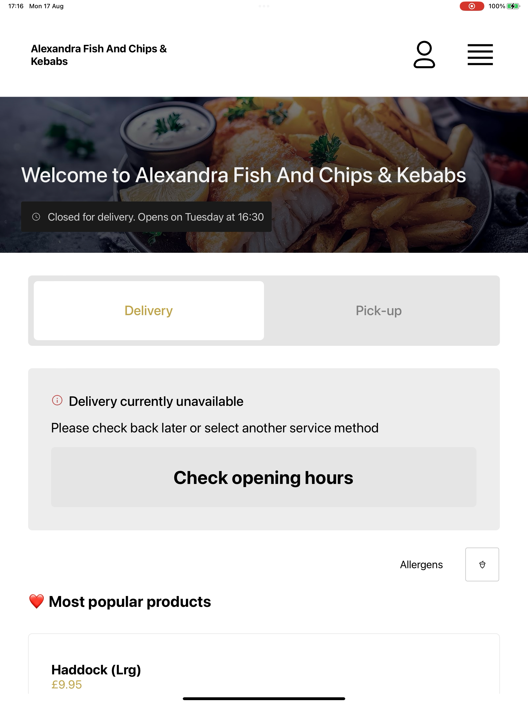 Alexandra Fish and Chips & Keb screenshot 13