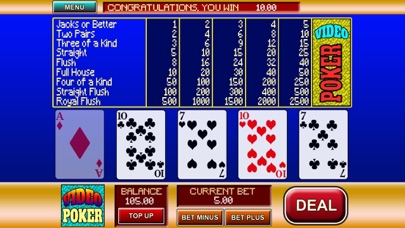 Video Poker Go Screenshot