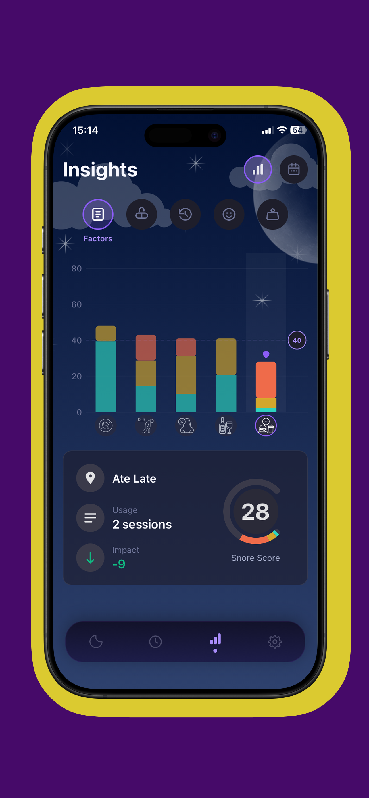Snore recorder app - Snorely