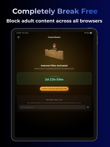 Hajr: Recovery & Protection iPad screenshot