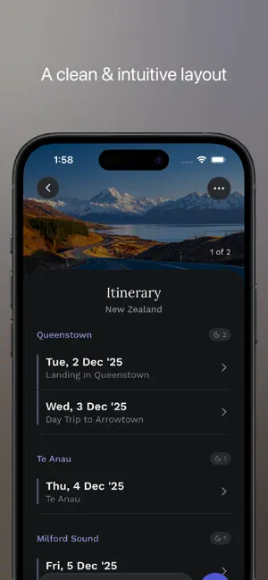 Mytinerary - Travel planner screenshot 4