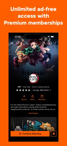 Crunchyroll screenshot 3