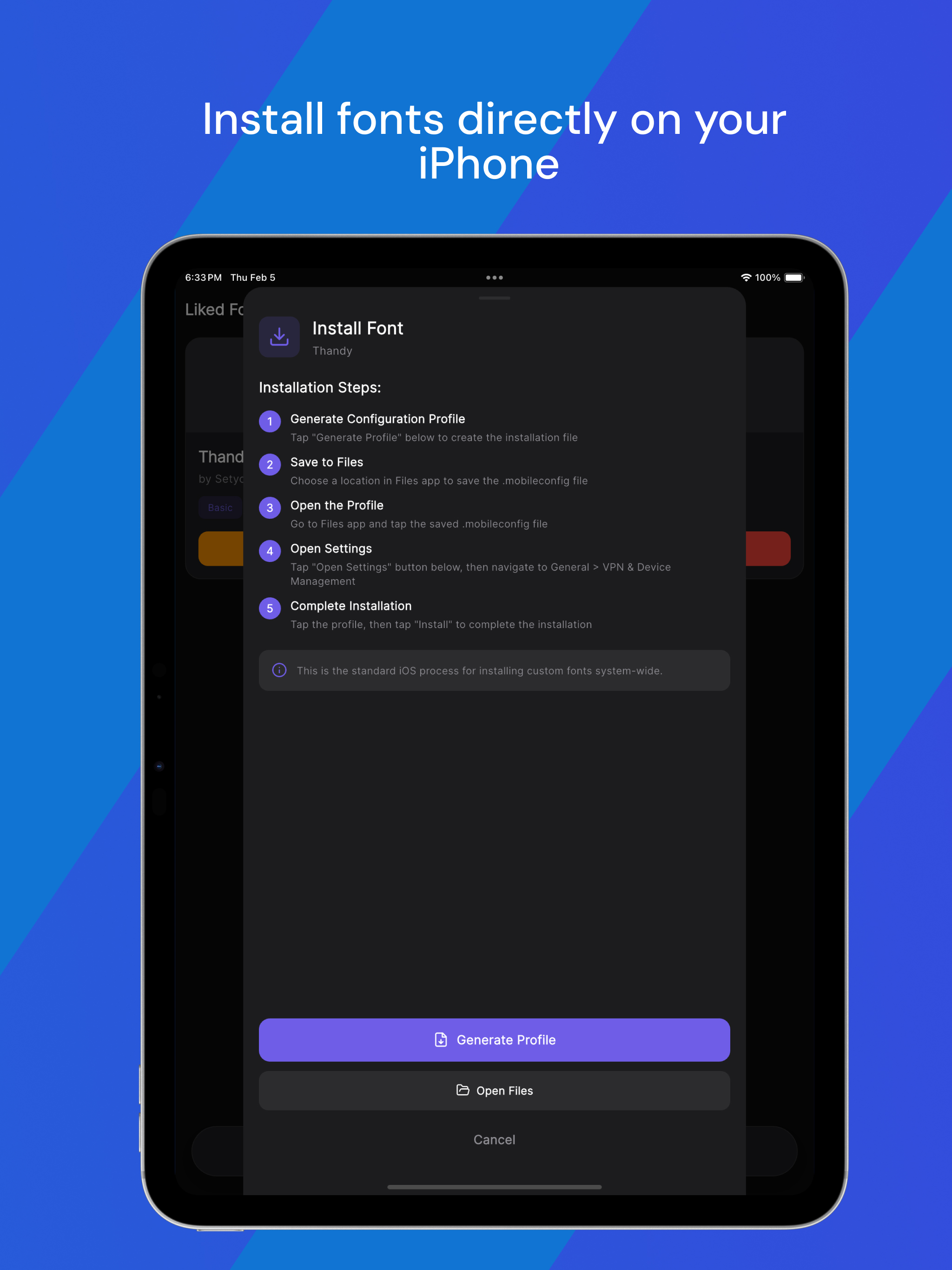 FontSwipe - Font Installer screenshot 8