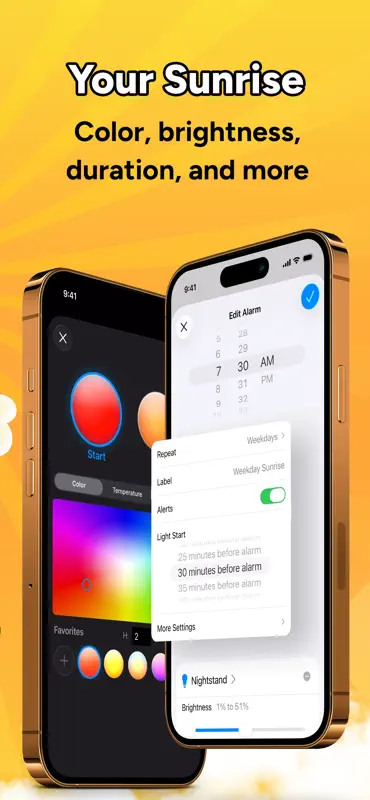 Sunrise Alarm for Smart Lights screenshot 2 of 6