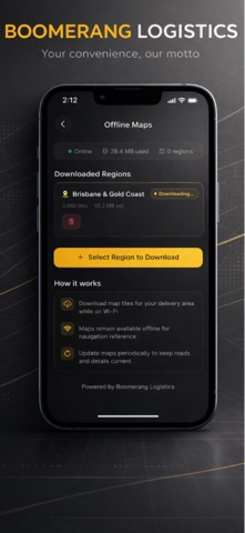 Boomerang Logistics screenshot