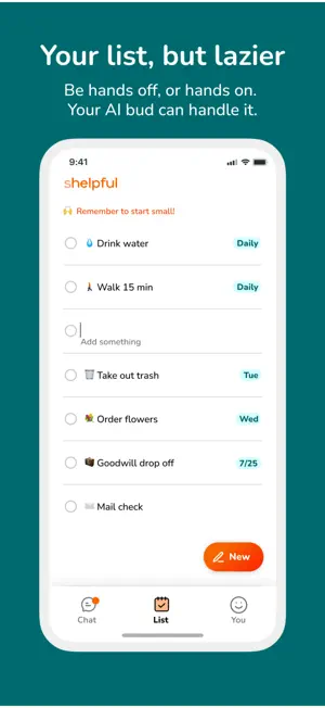 shelpful: AI for ADHD Tasks screenshot 2
