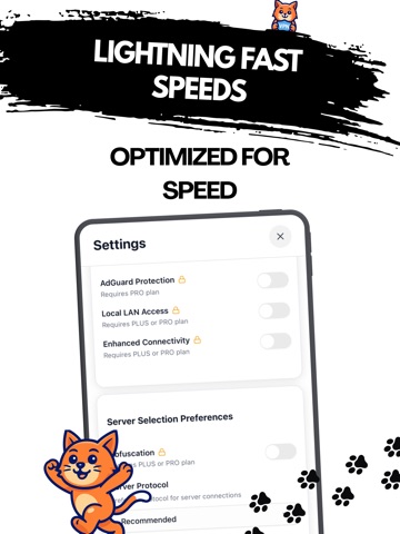 Buycat VPN: Secure Fast Proxy iPad screenshot