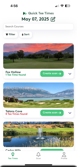 Quick Tee Times Screenshot 1 of 10