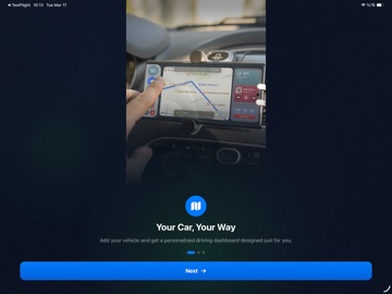 Car Dashboard Widget & Sync iPad screenshot