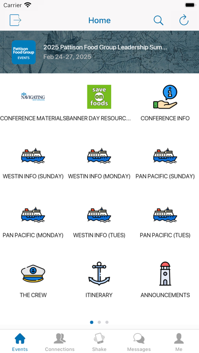 Pattison Food Group Events Screenshot