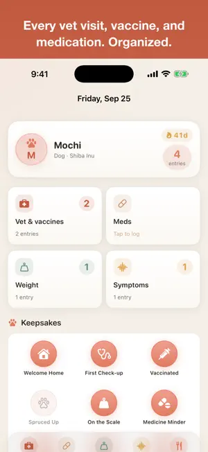 PawLog: Pet Health Tracker screenshot 1
