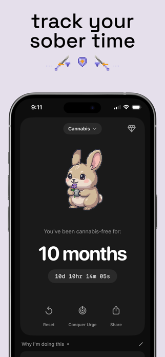 SoberQuest - Sobriety Tracker Screenshot 2 of 7