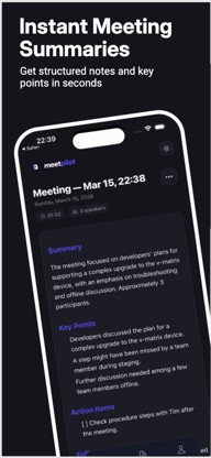 AI Meeting Notes - MeetPilot screenshot 3