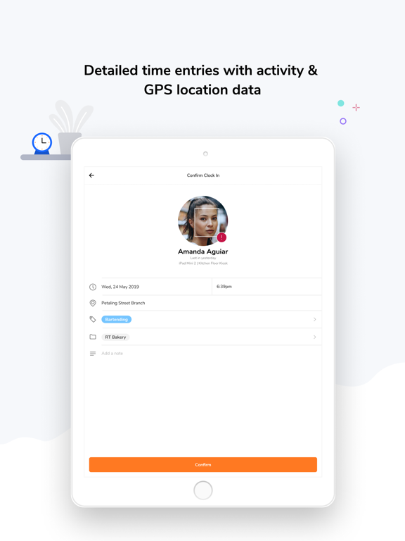 Jibble: Attendance Tracker iPad screenshot 6 - Business app