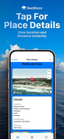 SeeShore - AR Coastline Viewer iPhone screenshot