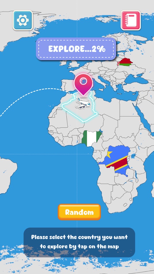 #3. Flag Paint: Color by Country (iOS) Podle: ImoSys Global