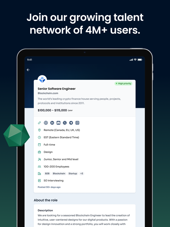 Screenshot #4 pour Bondex: Web3 jobs & community