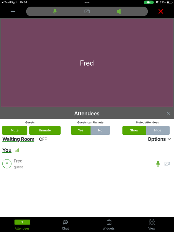 R-Link Secure Video Meetings iPad screenshot 4 - Business app