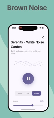 Serenity - White Noise Garden iPhone screenshot