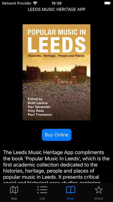 Leeds Music Heritage Screenshot