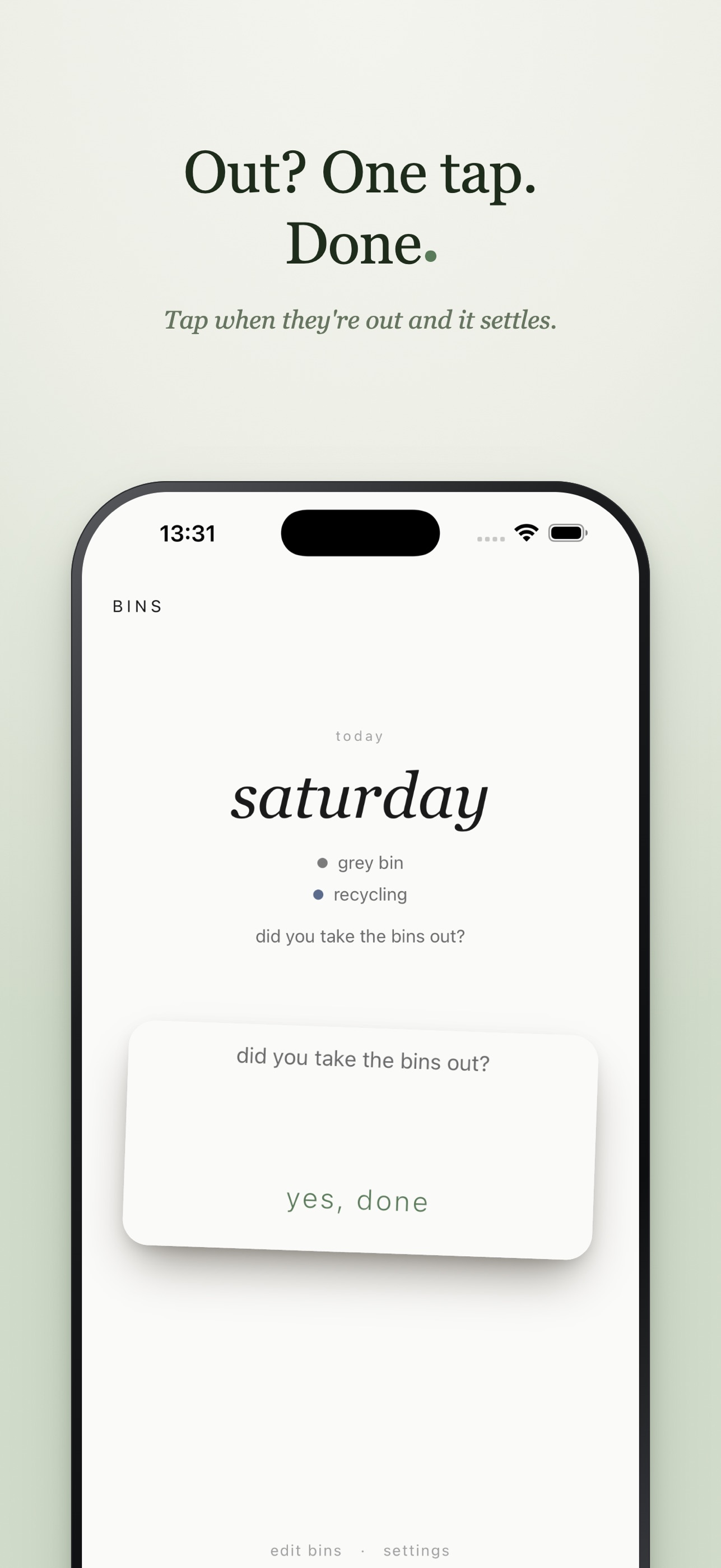 Screenshot 3 of Bins: Bin Collection Reminder