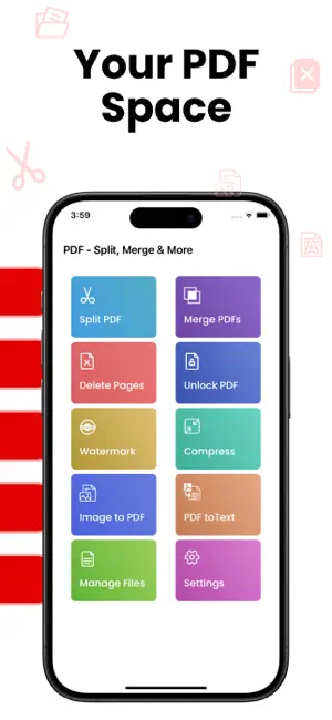 PDF Editor - Merge & Split screenshot 2