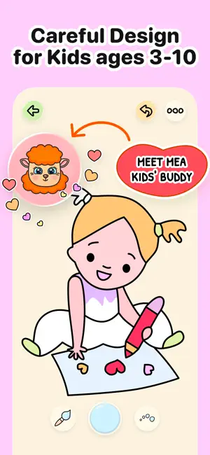 AI-Free Kids Coloring • Mea screenshot 4